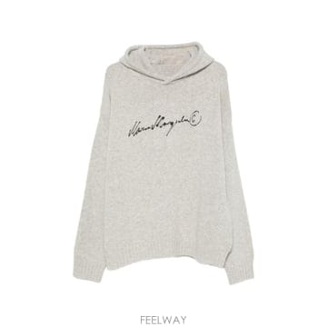 엠엠식스 후드 티셔츠 그레이