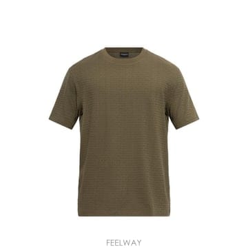 26FW 엠포리오 아르마니 반팔 티셔츠 EM004594 AF10762F7198 GREEN