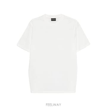 26SS 엠포리오 아르마니 반팔 티셔츠 EM004593 AF10762F0201 WHITE