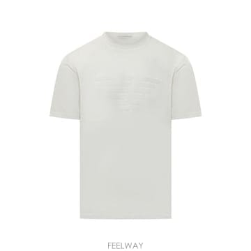 26SS 엠포리오 아르마니 반팔 티셔츠 EM004593 AF10762F0200 WHITE