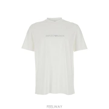 26SS 엠포리오 아르마니 반팔 티셔츠 EM004583 AF13669M0307 WHITE