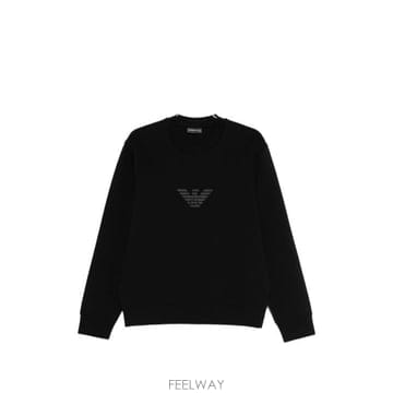 26SS 엠포리오 아르마니 긴팔 티셔츠 EM004541 AF10013MC539 BLACK