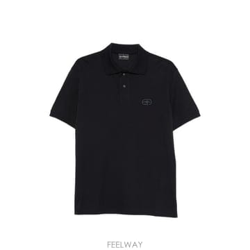 26SS 엠포리오 아르마니 로고 저지 폴로 셔츠 EM004579 AF13742UB118 NAVY