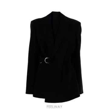 26SS Loewe Loewe draped 울 wrap 자켓 S359Y03XAK1100 TP573338186