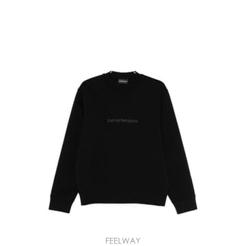 26SS 엠포리오 아르마니 긴팔 티셔츠 EM004541 AF10013MC540 BLACK