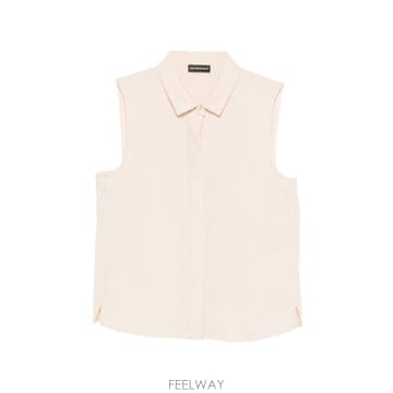 26SS 엠포리오 아르마니 민소매 티셔츠 EW003230 AF20193U4128 POWDER