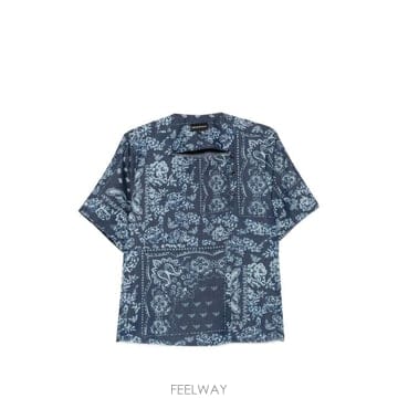 26SS 엠포리오 아르마니 반팔 티셔츠 EW003486 AF21079FB002 NAVY