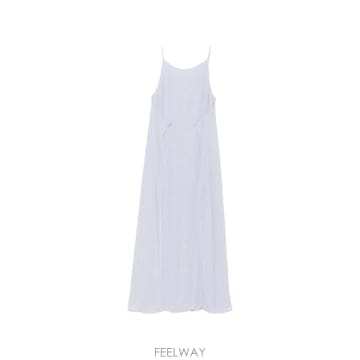 26SS 엠포리오 아르마니 롱 원피스 EW003215 AF10209U9341 LILAC