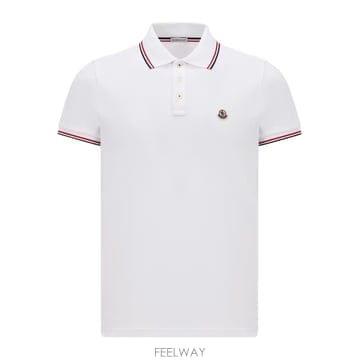 Moncler 폴로 셔츠 with 로고 patch L10918A7030084556001 TP570394743
