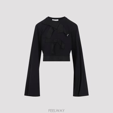 26SS Lanvin Lanvin Grosgrain 탑 RWTS0029J055P210 TP577182386