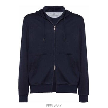 브루넬로 쿠치넬리 캐시미어 앤 실크 후드티 MM8359069GC8298 TP573376118