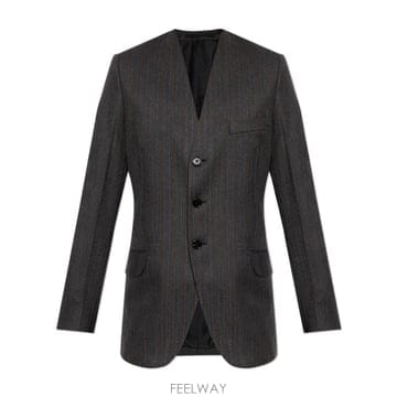 26FW 질샌더 Herringbone Pattern 블레이저 J02BN0261J40334021 TP57635