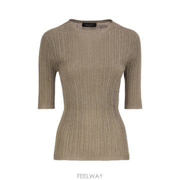Fabiana Filippi 26FW �ĺ�Ƴ� �ʸ��� Ribbed lurex viscose ������ MAD216F001M2560165 TP26FW �ĺ�Ƴ� �ʸ��� Ribbed lurex viscose ������ MAD21