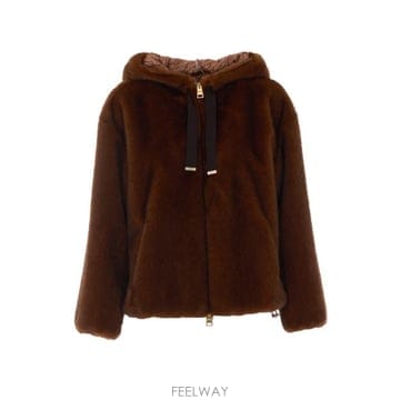 26FW 에르노 멜란지 얼터너티브 밍크 퍼 보머 자켓 GI000318D 127398800 Brown