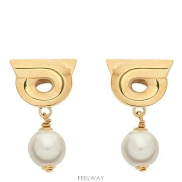 26FW 살바토레 페라가모 이어링 776601 760780ORO PERLA Gold
