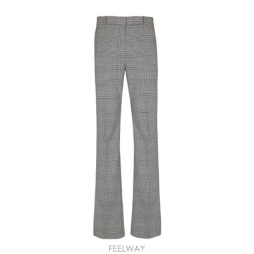26SS Balmain 울 trousers with houndstooth pattern GH1PO120WD3
