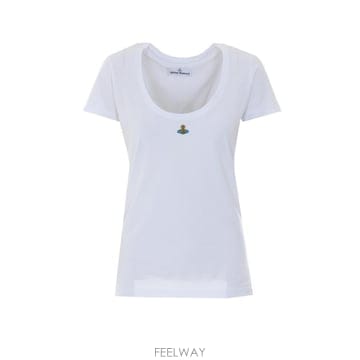 ViVienne westwood 26FW ���ȿ���Ʈ��� ���� Ƽ���� 3G01002G J00BLA401 White26FW ���ȿ���Ʈ��� ���� Ƽ���� 3G01002G J00BLA401 W