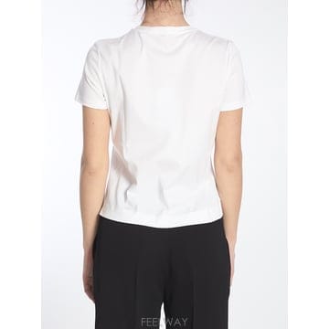 Max Mara 25SS �������� Embroidered �ΰ� t ���� 251197101860013072001 TP57635625SS �������� Embroidered �ΰ� t ���� 2511971018600130