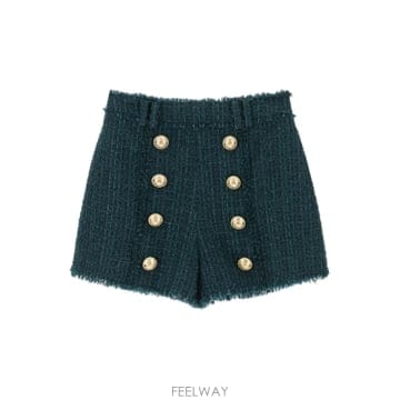 Balmain 23FW Balmain �׸� Tweed ���� with Aged ����� Buttons in �� Blend ����23FW Balmain �׸� Tweed ���� with Aged ����� Buttons 