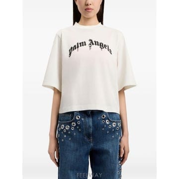 Palm Angels �ʿ����� CURVED �ΰ� BOXY TEE PWAA079S26JER0040310 TP573536043�ʿ����� CURVED �ΰ� BOXY TEE PWAA079S26JER0040310 TP5