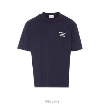26FW 드롤드무슈 반팔 티셔츠 TS203 CO002NY Blue