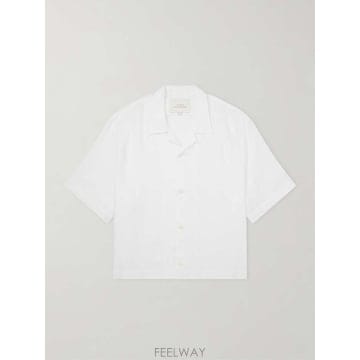 스튜디오 니콜슨 CONVERTIBLECOLLAR 린넨 셔츠 ORYN B0082119907