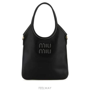 Miu Miu 26FW �̿�̿� ��Ʈ�� 5BA281VOLN2CRW F0002 Black26FW �̿�̿� ��Ʈ�� 5BA281VOLN2CRW F0002 Black