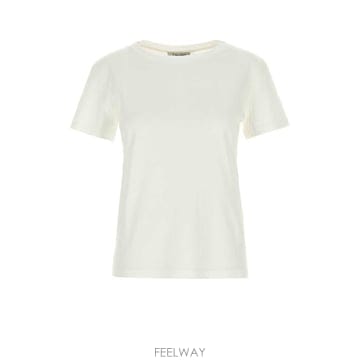 26FW 에스막스마라 반팔 티셔츠 2629976011600 001 White