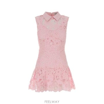 26SS 셀프 포트레이트 숏 원피스 SS26164SAP PINK