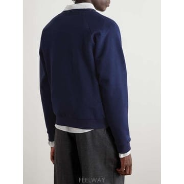 25 F/W 셀린느 LOGOAPPLIQUED 코튼-저지 맨투맨 RY0 B0081933448