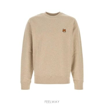 26FW 메종키츠네 폭스 헤드 레귤러 폴로 티셔츠 PM00303KM0340 0604 Beige o Tan
