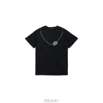 디젤 블랙 코튼 티셔츠 (KIDS 상품) J0301500YI9K90 B0302258948