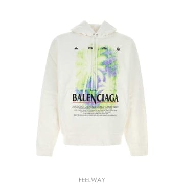 26FW 발렌시아가 반팔 티셔츠 858143TUVZ9 9000 White