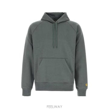 26SS 칼하트 WIP 체이스 후드 티셔츠 I033661 3LPXX Light Blue