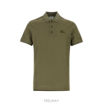 26FW 버버리 코튼 폴로셔츠 8126932 C1446 Green