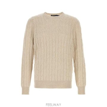 26FW 폴로 랄프로렌 스웨터 710876728 533 Beige o Tan