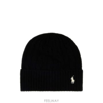 26FW 폴로 랄프로렌 이어플랩 캡 455981442 001 Black