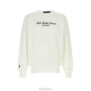 26FW 폴로 랄프로렌 긴팔 티셔츠 710B26091 002 White