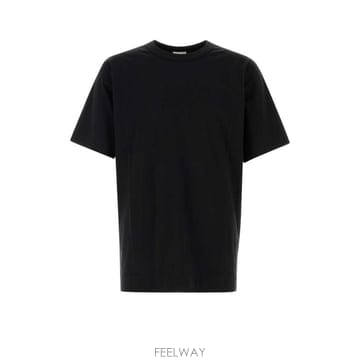 26FW 드리스 반 노튼 반팔 티셔츠 2620211014600 900 Black