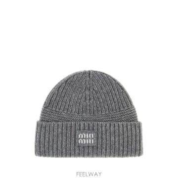26FW 미우미우 모자 5HC5392F8S F0031 Grey