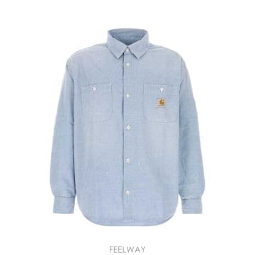 26FW 칼하트 WIP 긴팔 셔츠 I036919 010L Light Blue