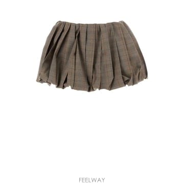 Miu Miu 26FW �̿�̿� �� ��ĿƮ MG2735SOOO1949 F0005 Checked26FW �̿�̿� �� ��ĿƮ MG2735SOOO1949 F0005 Checked