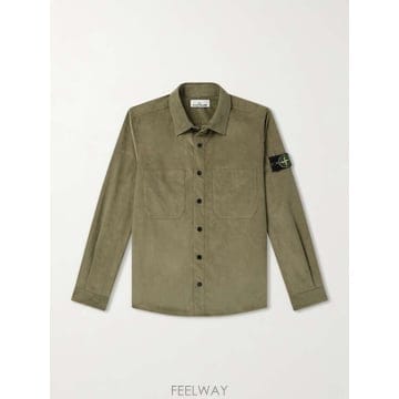 스톤 아일랜드 LOGOAPPLIQUED 오가닉 코튼코듀로이 880  B0082193275