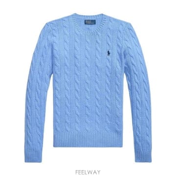 26FW 폴로 랄프로렌 폴로 자수 케이블 니트 스웨터 211971865 004 NEW LITCHFIELD B