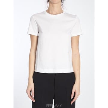 25 S/S 막스마라 엠브로이드 로고 티셔츠 2511971018600 B0021509314