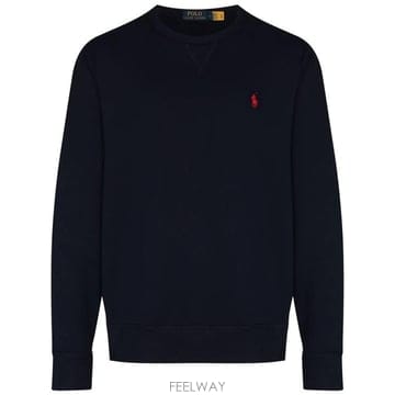 26FW 폴로 랄프로렌 포니 로고 자수 맨투맨 710766772 003 CRUISE NAVY