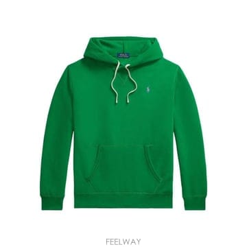 25FW 폴로 랄프로렌 포니로고 자수 후드 티셔츠 710766778 106 CRUISE GREEN