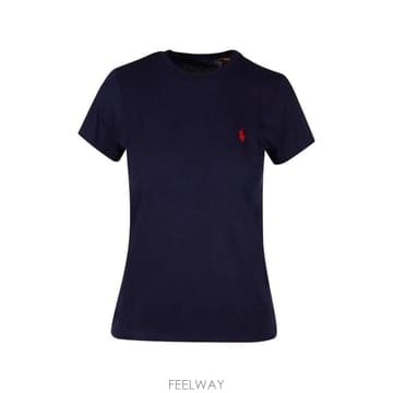 Ralph Lauren 26FW ���� �����η� Ŭ���� �� ���� �ΰ� �ڼ� Ƽ���� 211B14605 031 CRUISE NAVY26FW ���� �����η� Ŭ���� �� ���� �ΰ� �ڼ� Ƽ���� 211