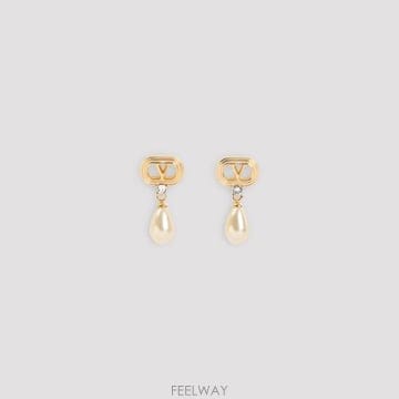 Valentino 26FW �߷�Ƽ�� ����ٴ� �̾ 8W2J0BG8QVS BUJ ORO LIGHT GOLD CRYSTAL26FW �߷�Ƽ�� ����ٴ� �̾ 8W2J0BG8QVS BUJ ORO LIGH