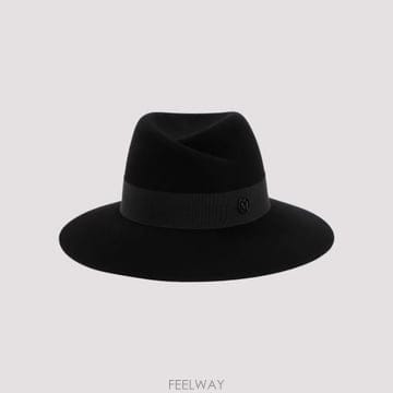 메종미쉘 버지니 울 펠트 페도라 블랙